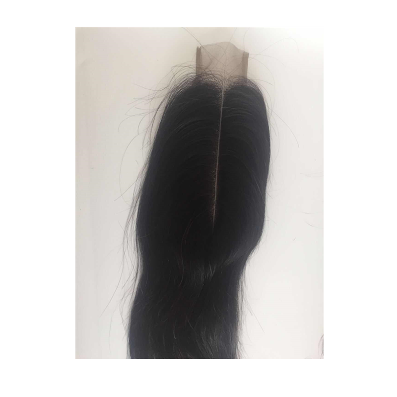 100 virgin hair 2x6 inch closure middle part straight and wave closure YL273